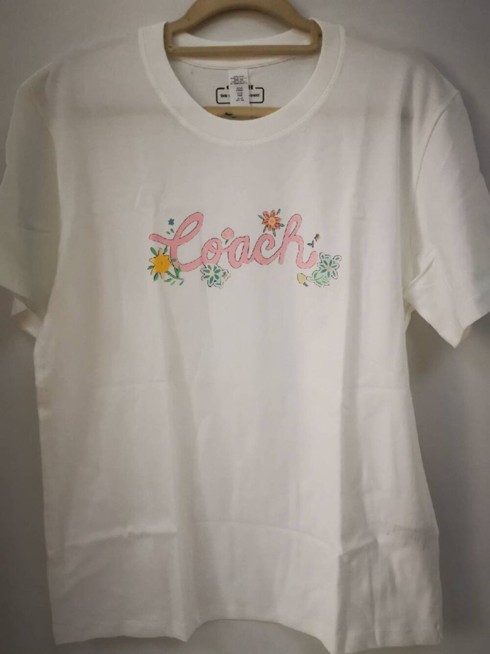 COACH Cotton Short Sleeve T-Shirts Casual Outdoor Sports Tees Fashion Couple